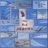 Buy canvas prints of A Red Arrows Poster by Chris Lord