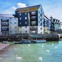 Buy canvas prints of  A River Walk In Littlehampton by Chris Lord