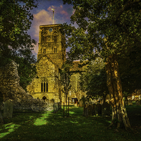 Buy canvas prints of   St Mary de Haura Church by Chris Lord