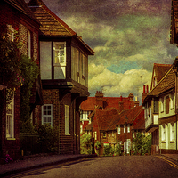 Buy canvas prints of  Church Street, Steyning by Chris Lord