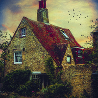 Buy canvas prints of  Cosy Cottage by Chris Lord