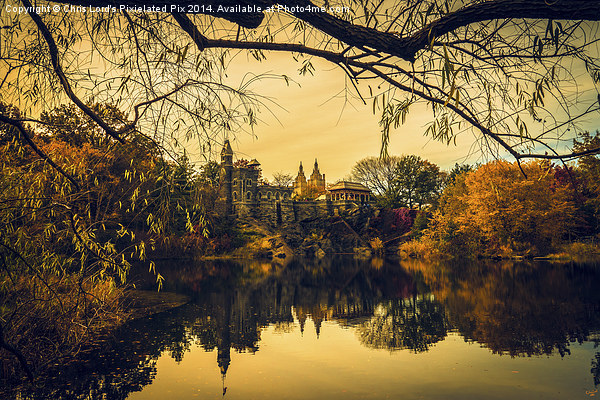  Belvedere Castle In Autumn Picture Board by Chris Lord