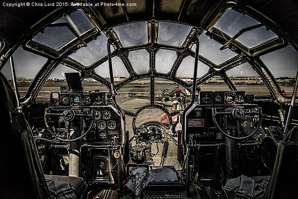 B-29 Superfortress "Fifi" - The Cockpit Picture Board by Chris Lord