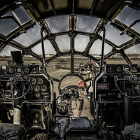 Buy canvas prints of B-29 Superfortress "Fifi" - The Cockpit by Chris Lord