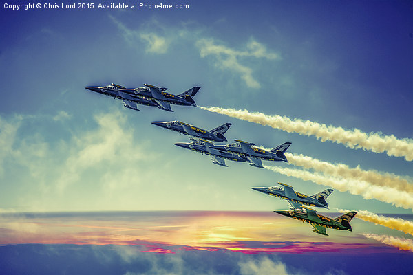 The Breitling Jet Team Picture Board by Chris Lord