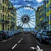 Buy canvas prints of  Madiera Place and The Brighton Wheel by Chris Lord