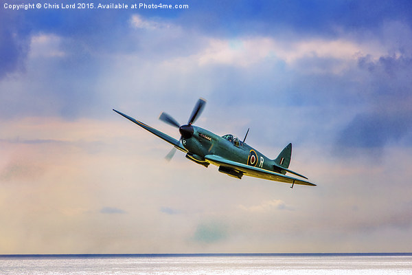  Reconnaissance Spitfire Picture Board by Chris Lord