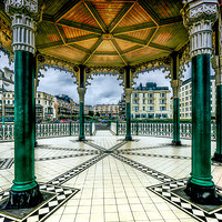 Buy canvas prints of On The Bandstand by Chris Lord