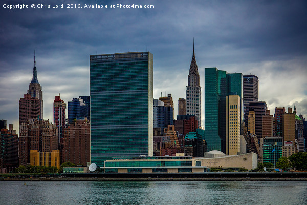 The United Nations, New York City Picture Board by Chris Lord