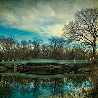 Buy canvas prints of Bow Bridge At Dawn by Chris Lord