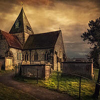 Buy canvas prints of Saint Margaret's Church In Ditchling by Chris Lord