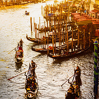 Buy canvas prints of High Noon On The Grand Canal  by Chris Lord