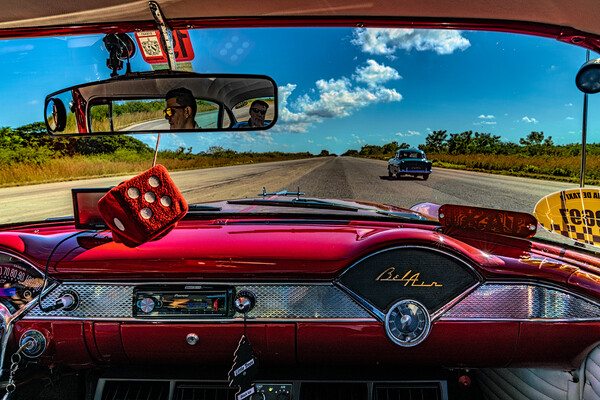 On The Road In Cuba Picture Board by Chris Lord