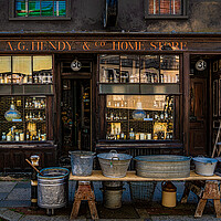 Buy canvas prints of Classic Vintage British Hardware Store by Chris Lord