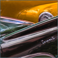 Buy canvas prints of Vintage Traffic Jam by Chris Lord