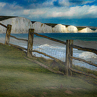 Buy canvas prints of Seven Sisters Landscape by Chris Lord