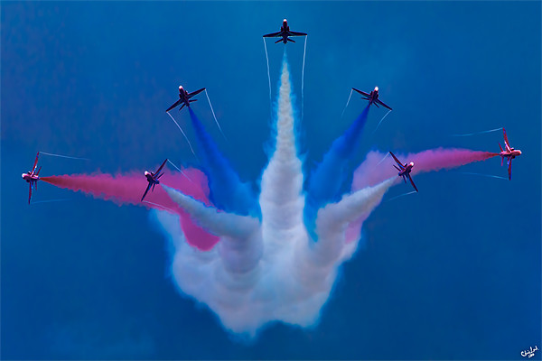 The Red Arrows Again! Picture Board by Chris Lord
