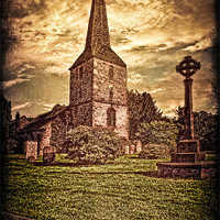 Buy canvas prints of An English Country Church by Chris Lord
