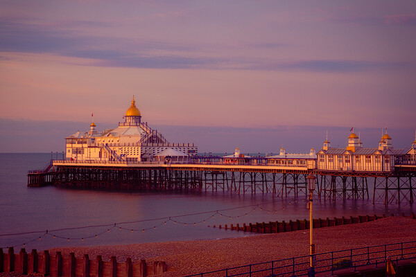 Daybreak At The Eastbourne Pier Picture Board by Chris Lord