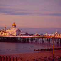 Buy canvas prints of Daybreak At The Eastbourne Pier by Chris Lord