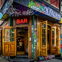 Buy canvas prints of East Village Bar by Chris Lord