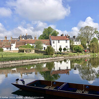 Buy canvas prints of Take a Punt, River Cam, Cambridge by David Harker