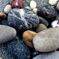 Buy canvas prints of Aegean pebbles by Karl Butler