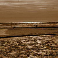Buy canvas prints of Sepia Stroll by Karl Butler