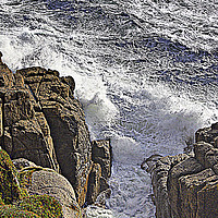 Buy canvas prints of Crashing waves by Karl Butler