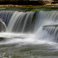 Buy canvas prints of  Middle Falls at Aysgarth by Karl Butler