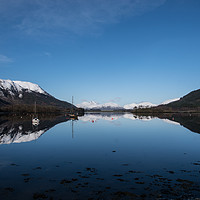Buy canvas prints of Reflections of Loch Leven by Karl Butler