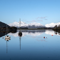 Buy canvas prints of Loch Leven Reflections by Karl Butler