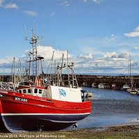 Buy canvas prints of Big Red Boat by Lynne Morris (Lswpp)