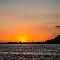 Buy canvas prints of Sunrise over Puerto Pollensa  by Lynne Morris (Lswpp)