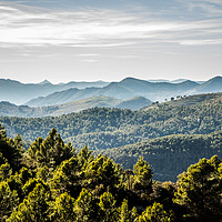 Buy canvas prints of Mountain Layers by Lynne Morris (Lswpp)