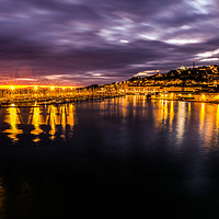 Buy canvas prints of Sunset over Sete, France by Lynne Morris (Lswpp)