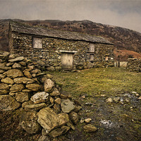 Buy canvas prints of Hartsop Barn by Eddie John