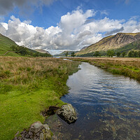 Buy canvas prints of Buttermere  lake district cumbria by Eddie John