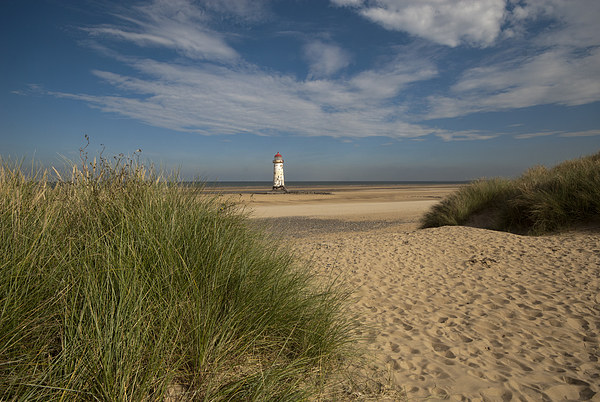 Talacre Lighthouse Picture Board by Eddie John