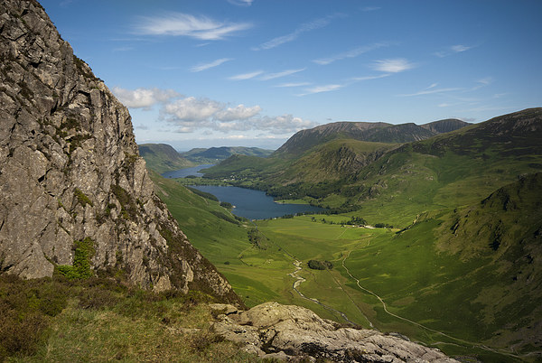 Butteremere Lake District Picture Board by Eddie John