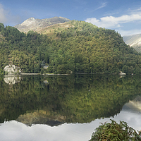 Buy canvas prints of Reflection on Ullswater by Eddie John
