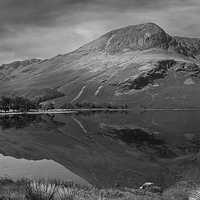 Buy canvas prints of Buttermere Lake District by Eddie John