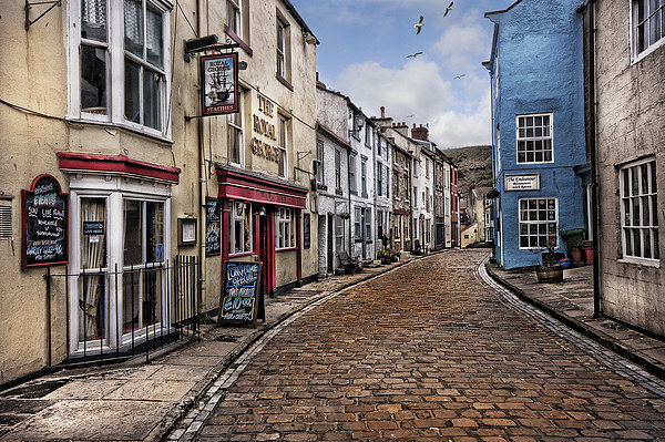Staithes Yorkshire Picture Board by Eddie John