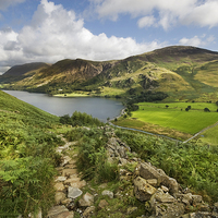 Buy canvas prints of Buttermere Cumbria by Eddie John