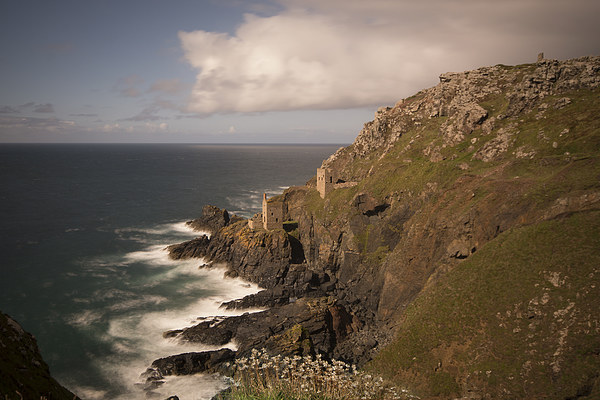 Botallack mines St Just Picture Board by Eddie John