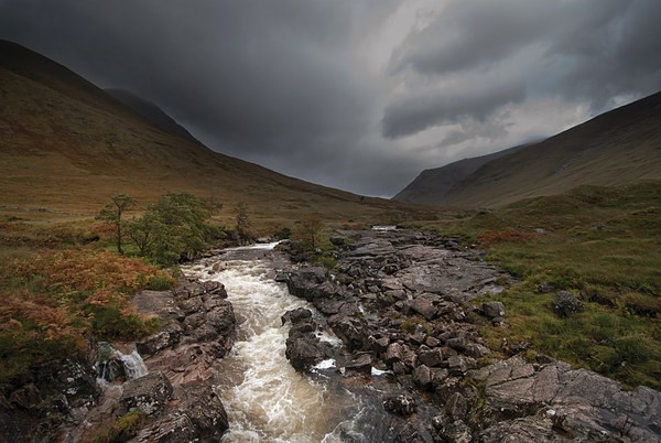 River Etive Scotland Picture Board by Eddie John