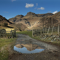 Buy canvas prints of Pavey ark and harrison stickle  by Eddie John