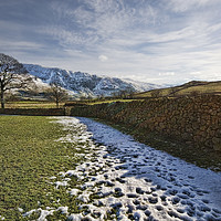 Buy canvas prints of Cumbria winter by Eddie John