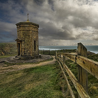 Buy canvas prints of The storm tower Bude by Eddie John