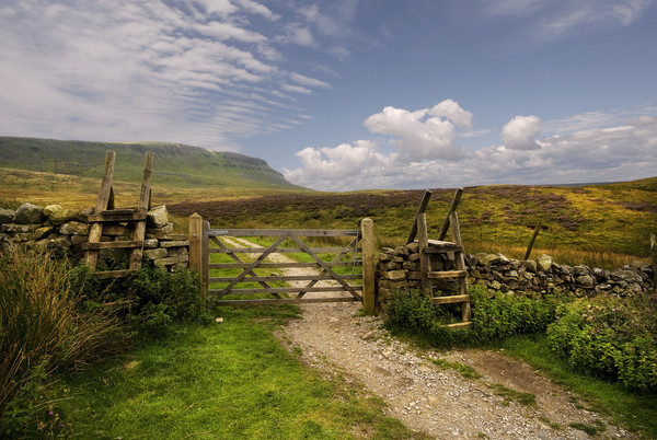 Pen y ghent Yorkshire Picture Board by Eddie John